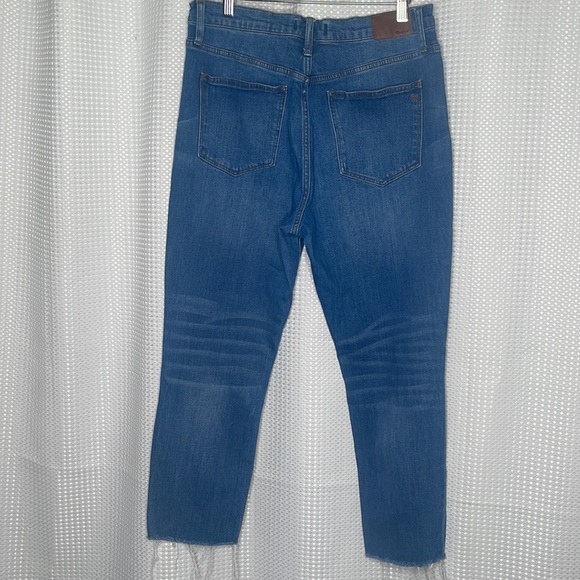 Madewell The High Rise Slim Crop Boyjean Raw Hem Sz 29 - Picture 7 of 13
